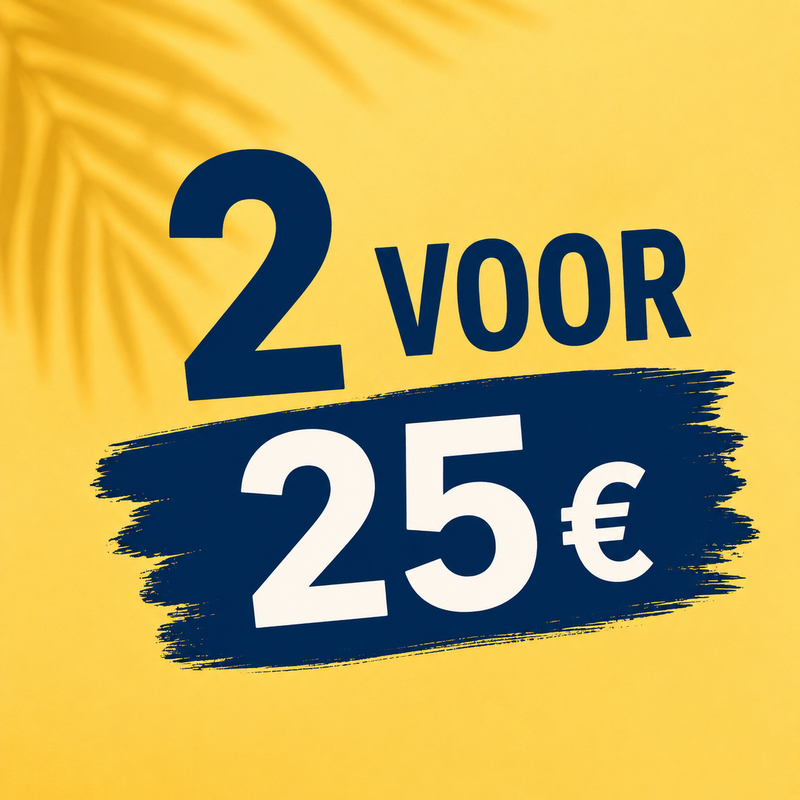 2 tegeltjes voor €25 euro