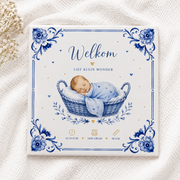 Welkom lief klein wondertje - flat opmaak
