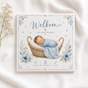 Welkom lief klein wondertje - flat opmaak