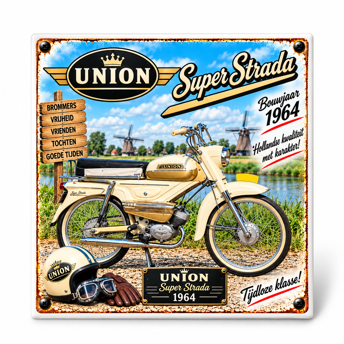 Union Super Strada Tegeltje Bouwjaar 1964