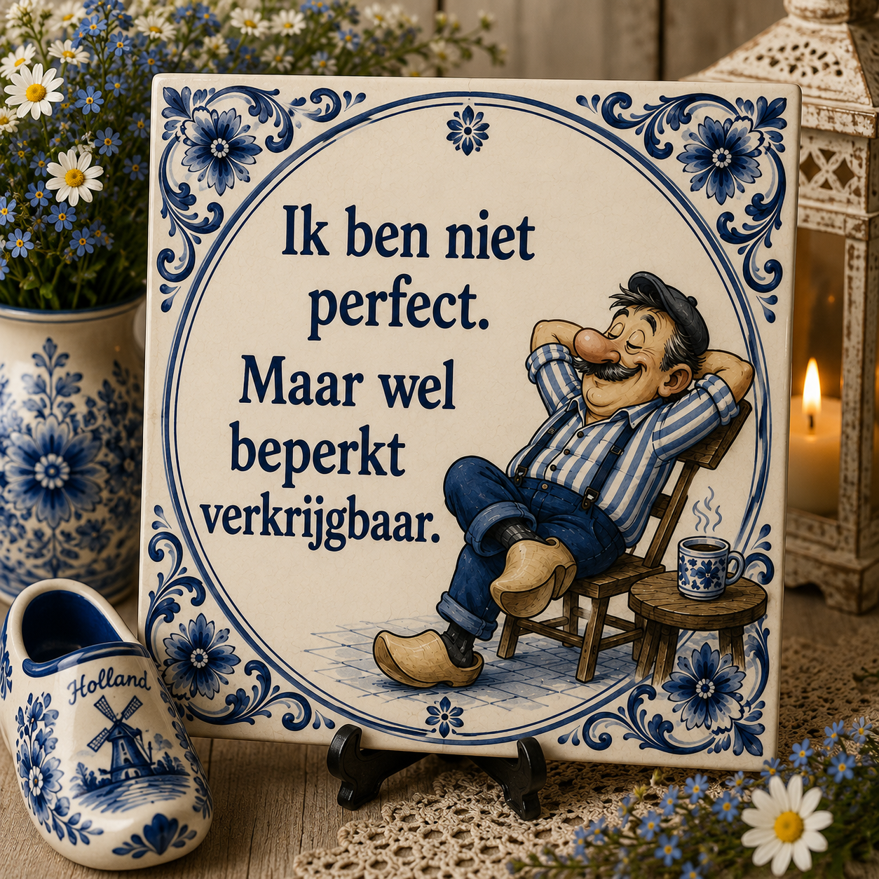Azulejo de Delft | Textos Divertidos y Decoración Atemporal