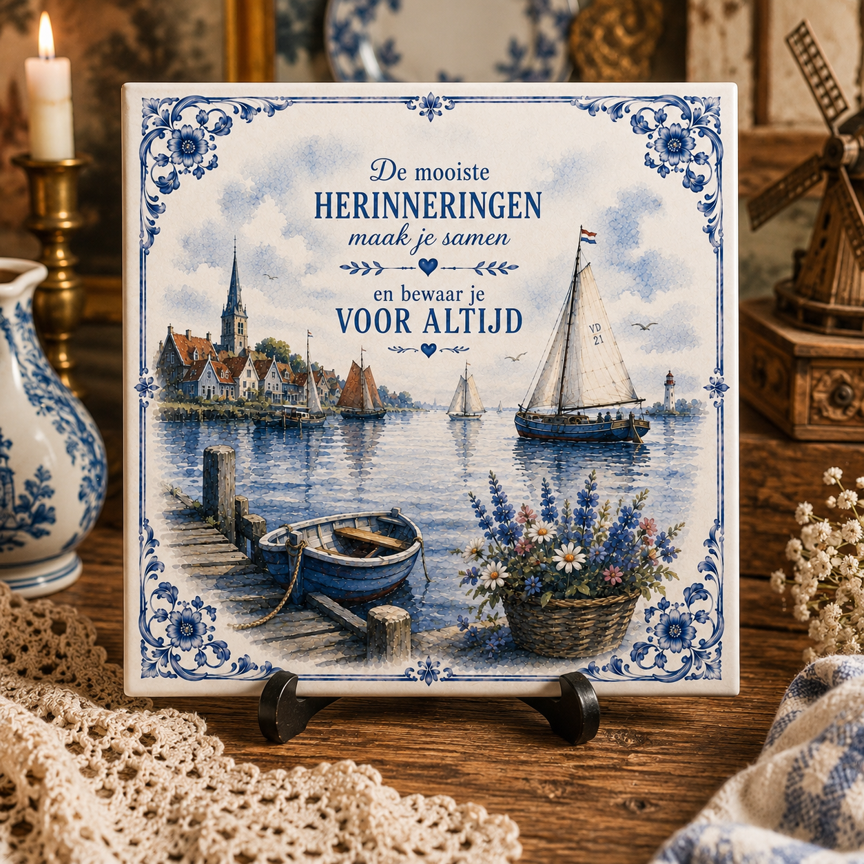 Azulejo Delft Azul – Bonitos Recuerdos | Diseño Decorativo