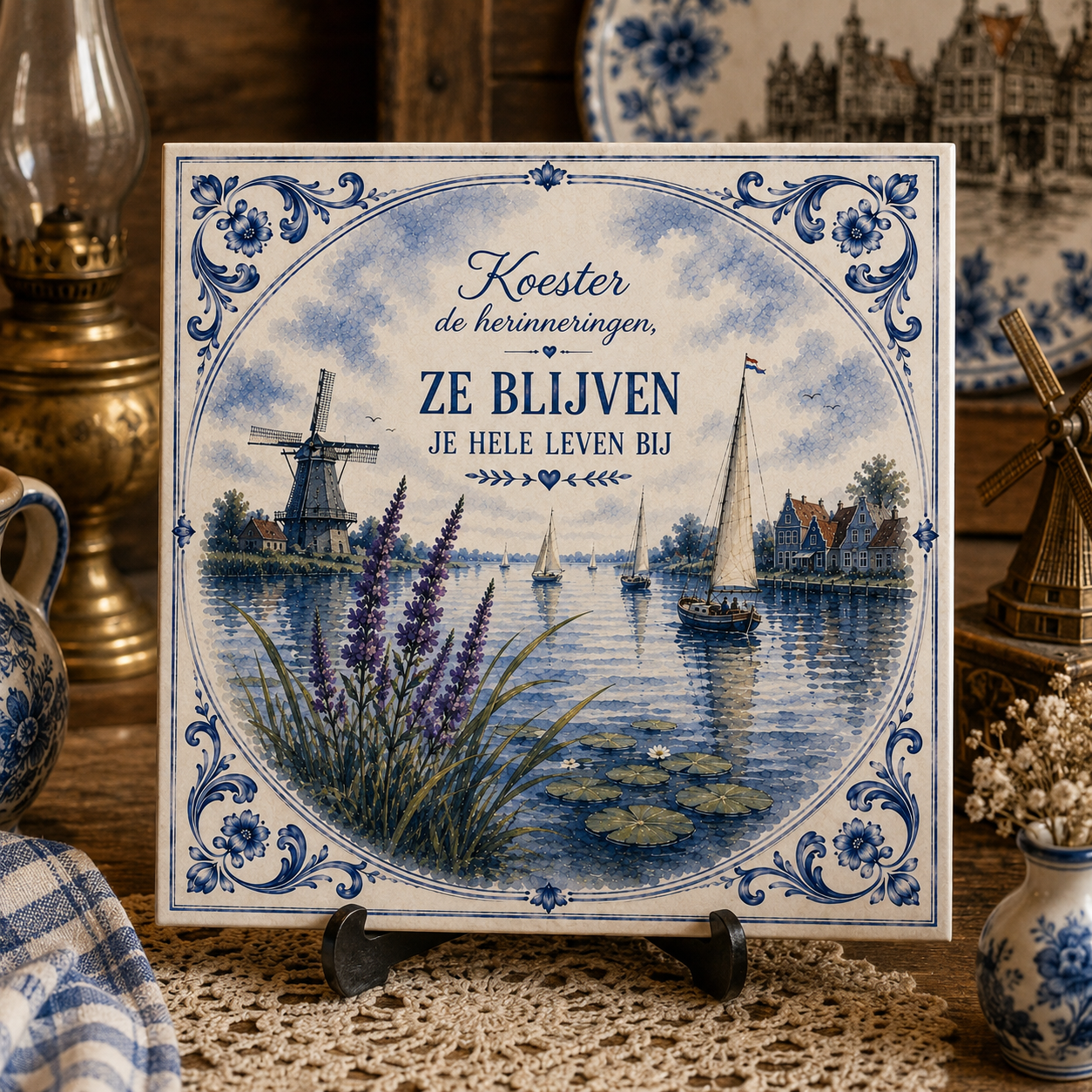 Azulejo de Delft - Bonitos recuerdos | Diseño decorativo