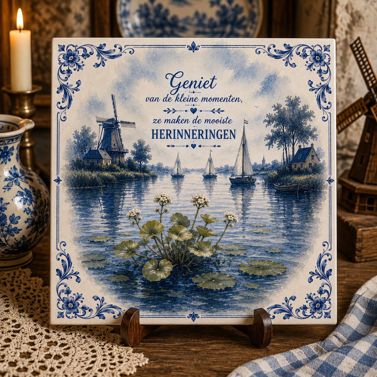 Azulejo de Delft – Bonitos Recuerdos | Diseño Decorativo