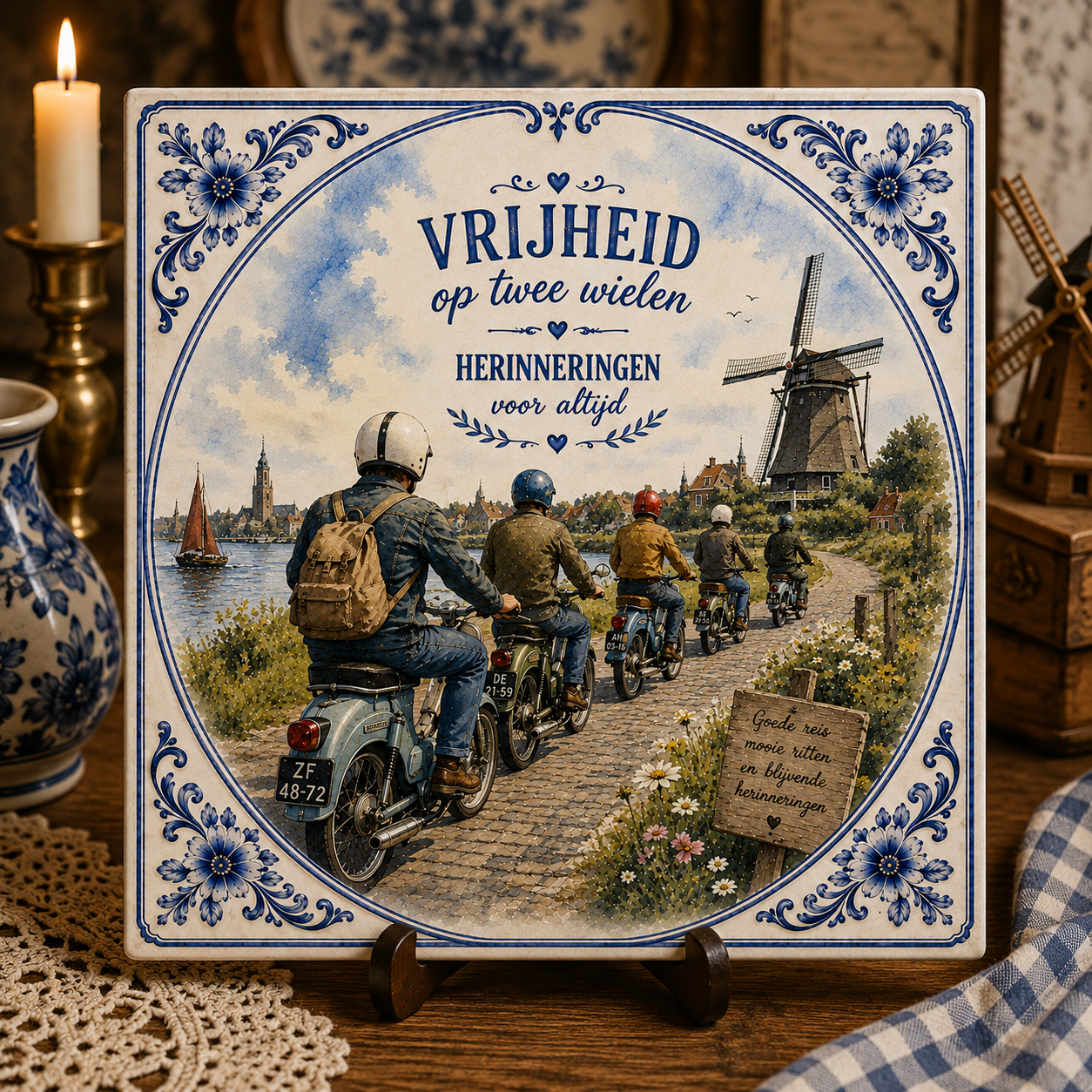 Azulejo de Delft – Bonitos Recuerdos | Diseño Decorativo
