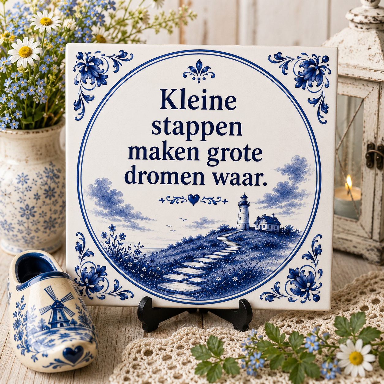 Azulejo de Delft | Textos Inspiradores y Decoración Atemporal