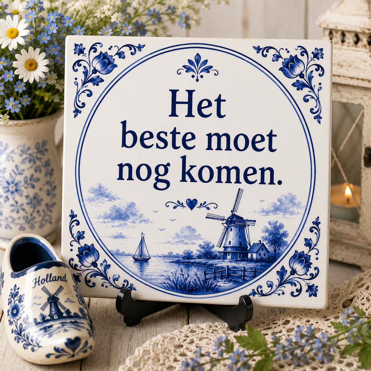 Azulejo de Delft | Textos Inspiradores y Decoración Atemporal