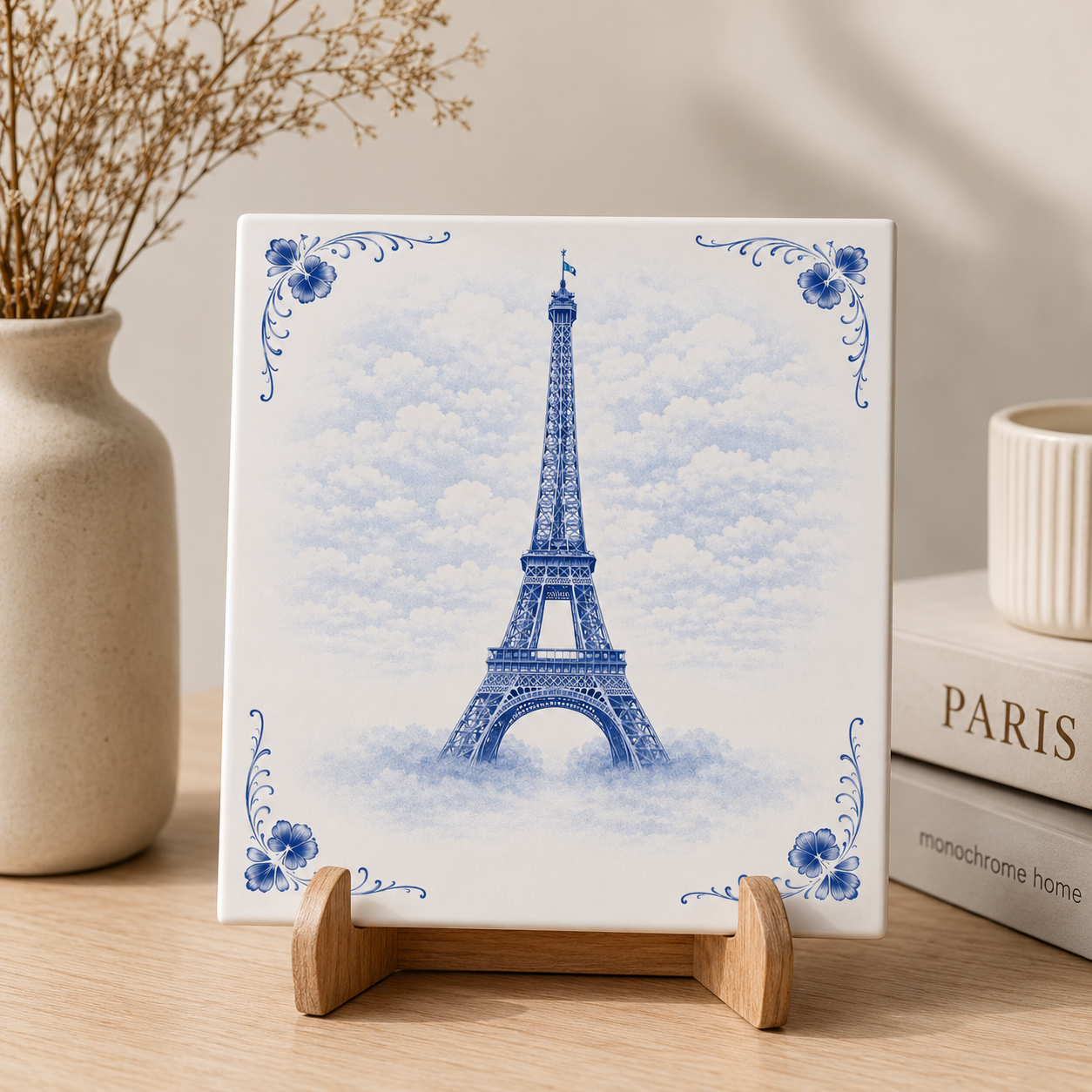 Azulejo de Delft Torre Eiffel – Decoración Vintage París
