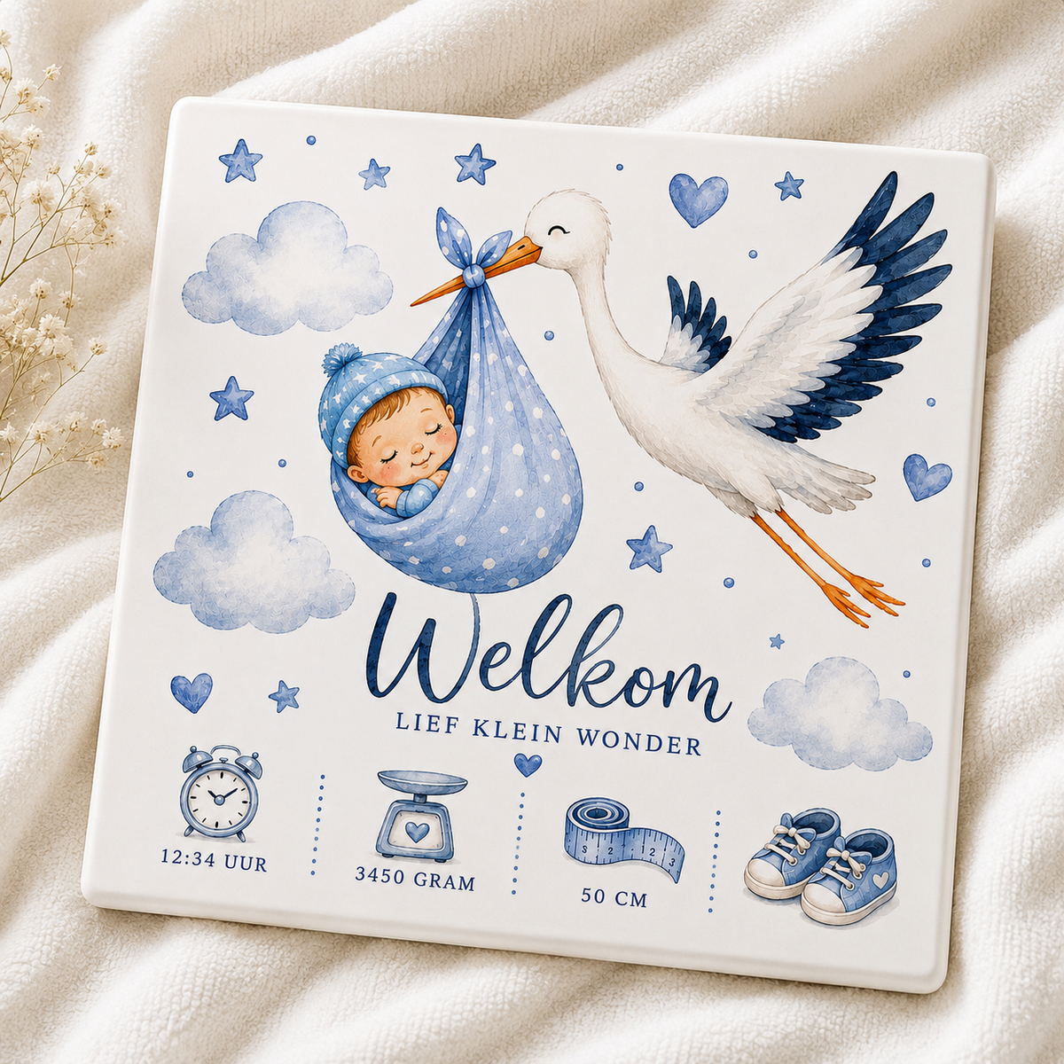 Welkom lief klein wondertje - versie 3