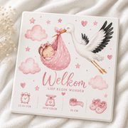Welkom lief klein wondertje - versie 3