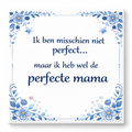 Moederdag Tegeltje – Voor de allerliefste mama – Uniek Cadeau met Tekst