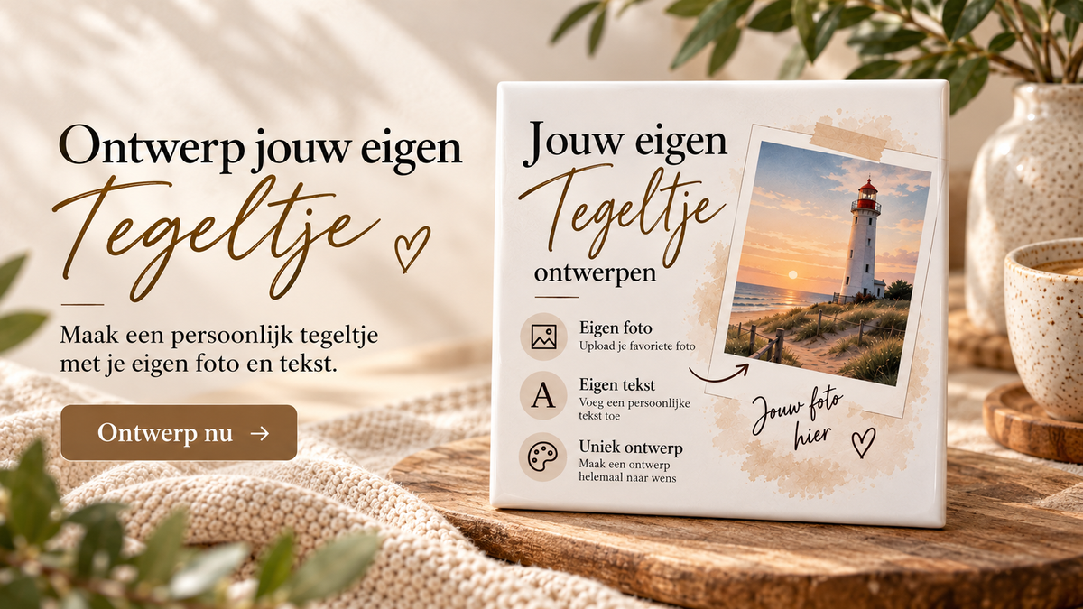 Eigen tegeltje ontwerpen