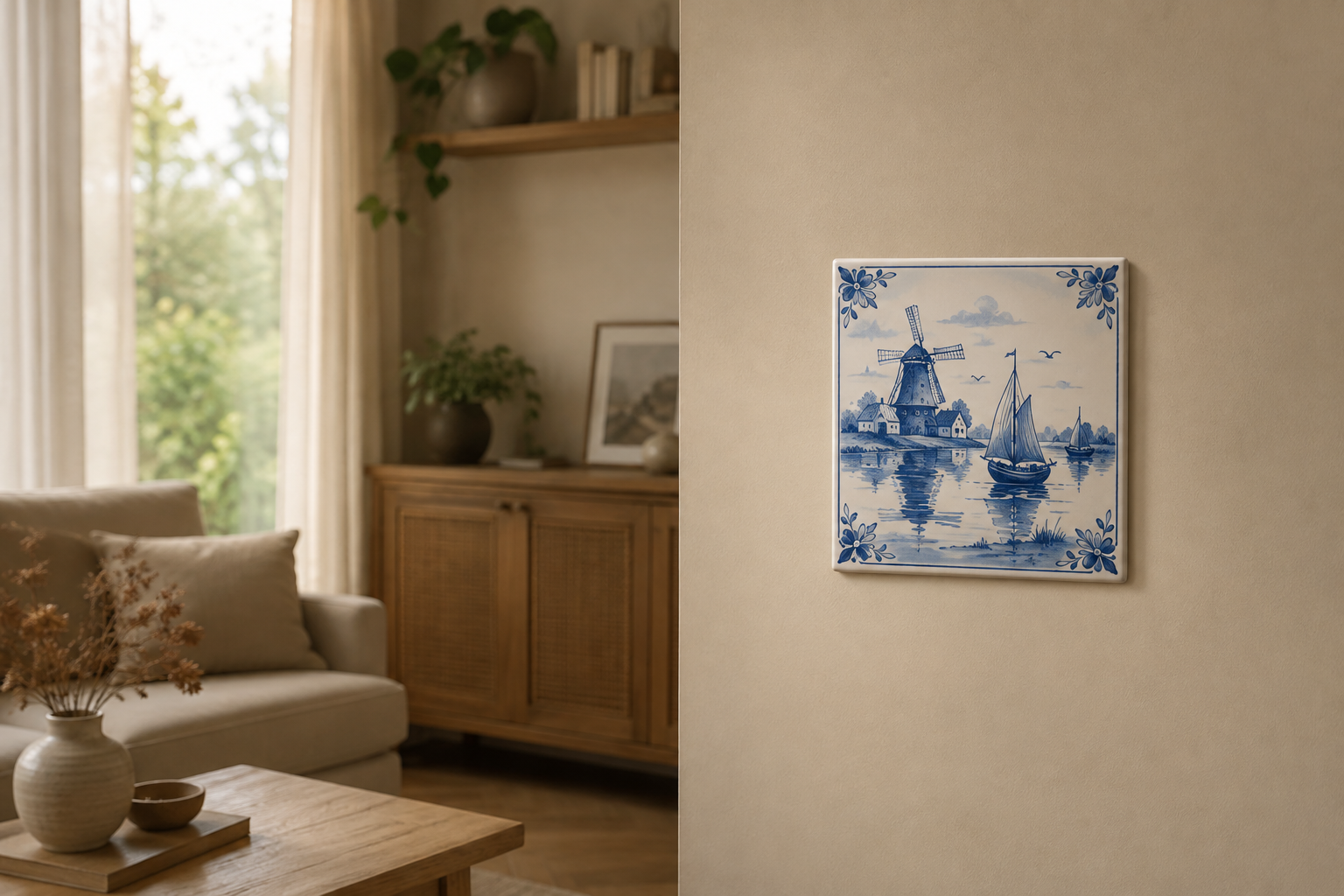 Een kunstwerk voor aan de muur