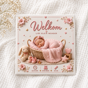 Welkom lief klein wondertje - 3d opmaak